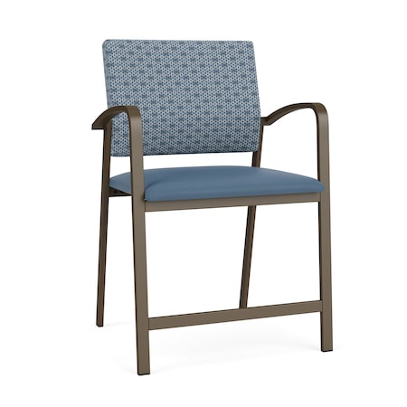 Newport Wide Hip Chair Metal Frame, Bronze, RS Rain Song Back, MD Titan Seat